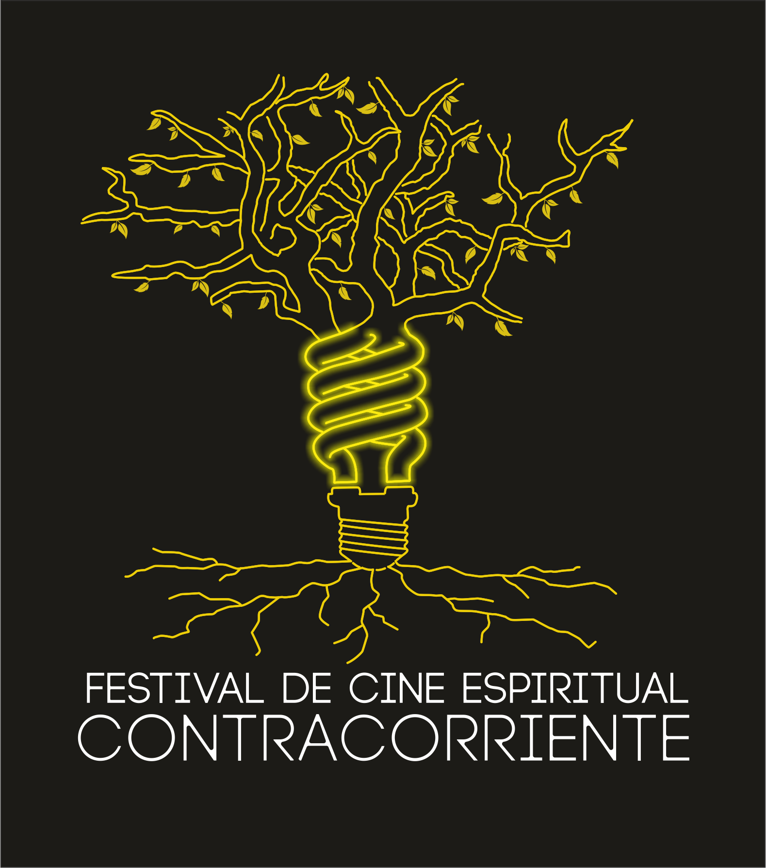 logo contracorriente negro español